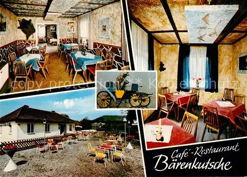 AK / Ansichtskarte Reinhardshausen Cafe Restaurant Baerenkutsche Kat. Bad Wildungen