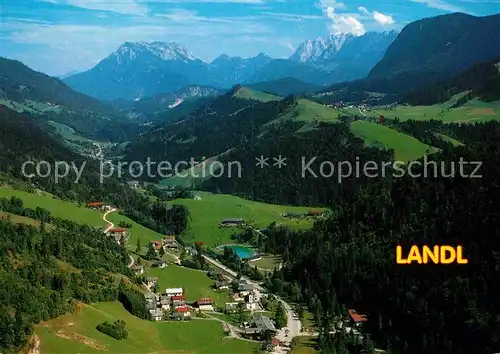AK / Ansichtskarte Landl Steiermark Fliegeraufnahme