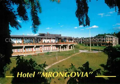 AK / Ansichtskarte Sensburg Mragowo Hotel Mrongovia Kat. 