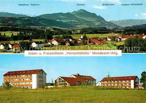 AK / Ansichtskarte Moosbach Kempten Panorama Biebel  und Freizeitzentrum Hensolthoehe Kat. Sulzberg