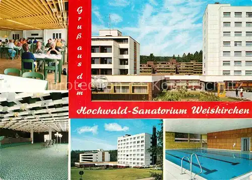 AK / Ansichtskarte Weiskirchen Saar Hochwald und Baerenfels Sanatorium Hallenbad Kat. Weiskirchen Saar