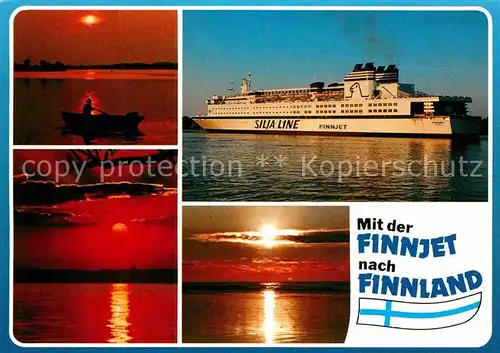 AK / Ansichtskarte Schiffe Ships Navires Finnjet Silja Line 