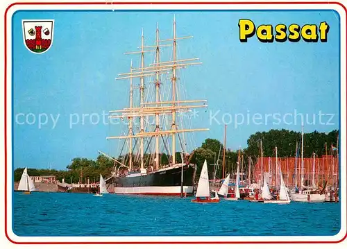 AK / Ansichtskarte Segelschiffe Passat Travemuende  Kat. Schiffe