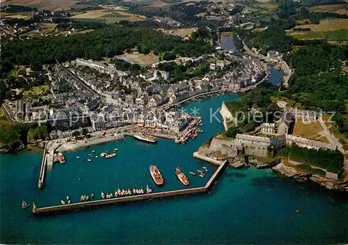 AK / Ansichtskarte Belle Ile en Mer Fliegeraufnahme Le Palais Port 