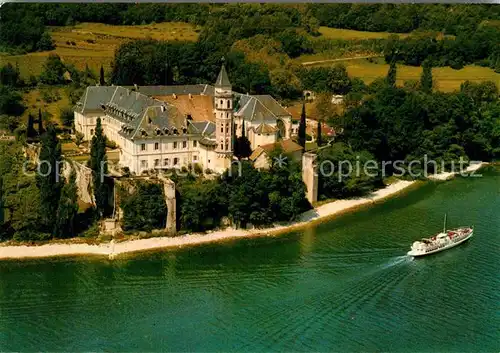 AK / Ansichtskarte Bourget du Lac Savoie Le Fliegeraufnahme Abbaye de hautecombe Kat. Le Bourget du Lac
