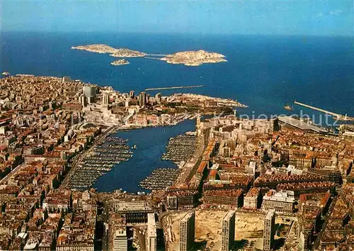 AK / Ansichtskarte Marseille Fliegeraufnahme Hafen  Kat. Marseille