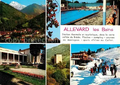 AK / Ansichtskarte Allevard les Bains Isere Freibad Skigebiet Kat. Allevard