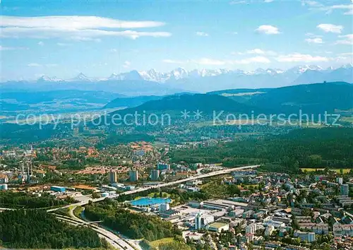 AK / Ansichtskarte Bern BE Panorama Stadtteile Buemlitz Bethlehem Alpen Fliegeraufnahme Kat. Bern