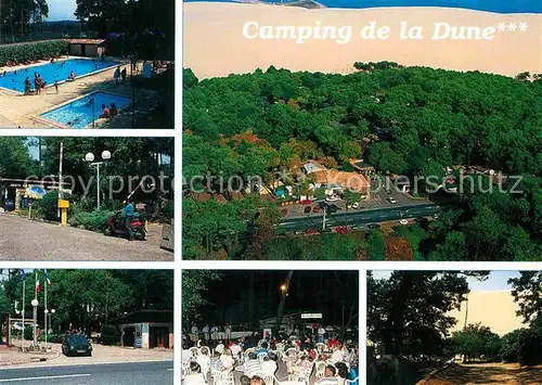 AK / Ansichtskarte Pyla sur Mer Camping de la Dune Dans un site exceptionnel au pied de la Dune son confort sa foret ses boutiques et ses animations