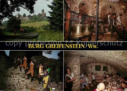 AK / Ansichtskarte Burg Greifenstein Westerwald mit Deutschem Glockenmuseum und Marstall Kat. Greifenstein