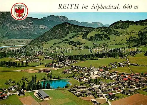 AK / Ansichtskarte Reith Alpbachtal Fliegeraufnahme Strand am Reithersee Kat. Reith im Alpbachtal