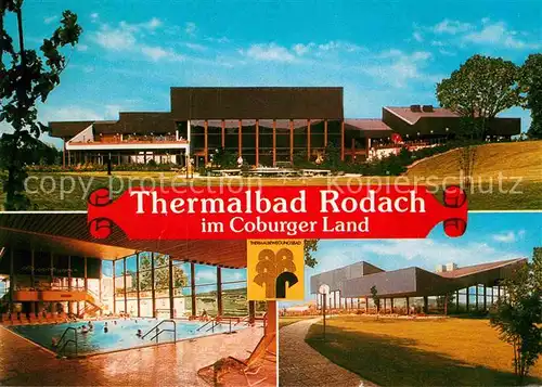 AK / Ansichtskarte Rodach Coburg Thermalbad Rodach Kat. Bad Rodach