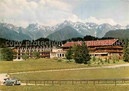 AK / Ansichtskarte Sonthofen Oberallgaeu Kur und Sporthotel Sonnenalp Kat. Sonthofen