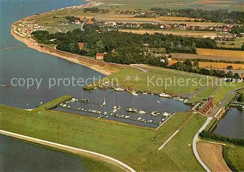 AK / Ansichtskarte Dangast Nordseebad Fliegeraufnahme