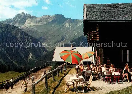 AK / Ansichtskarte Lanersbach Hoellensteinhuette mit Kalkwandspitze Kat. Tux Finkenberg
