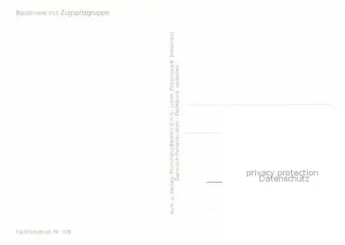 AK / Ansichtskarte Badersee Hotel mit Zugspitzgruppe Kat. Grainau