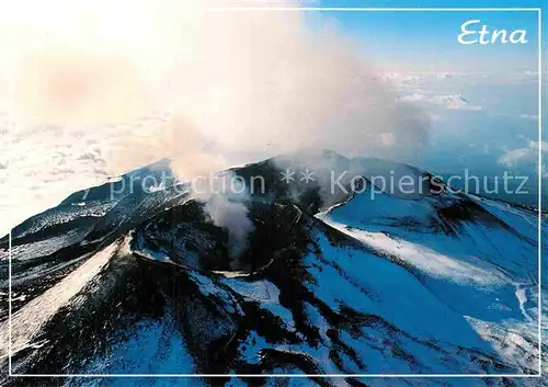 AK / Ansichtskarte Vulkane Geysire Vulcans Geysers Etna Sicilia Kat. Natur