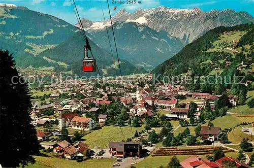 AK / Ansichtskarte Seilbahn Hochjochbahn Schruns Tschagguns Montafon Zimba  Kat. Bahnen