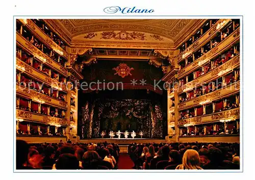 AK / Ansichtskarte Theater Milano Teatro della Scala  Kat. Theater