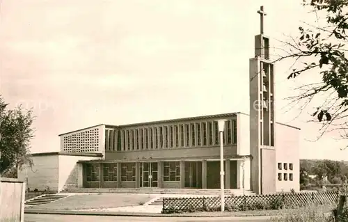 AK / Ansichtskarte Mehlem Godesberg Evangelische Kirche 