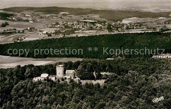 AK / Ansichtskarte Borgholzhausen Burg Ravensberg Fliegeraufnahme Kat ...