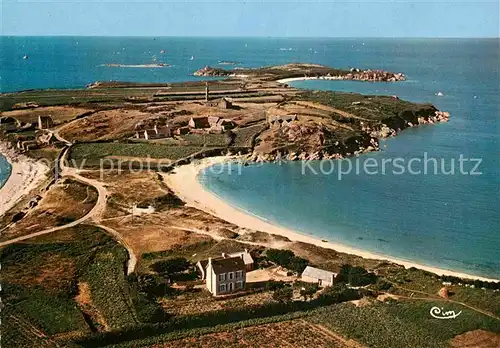 AK / Ansichtskarte Carantec Vue aerienne de l Ile Callot Kat. Carantec