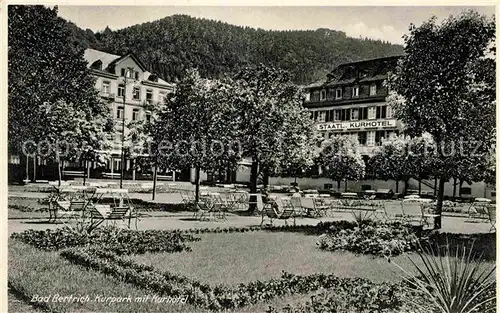 AK / Ansichtskarte Bad Bertrich Kurpark Kurhotel Kat. Bad Bertrich