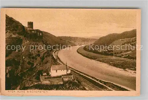 AK / Ansichtskarte Bad Bertrich Ruine Bischofstein Kat. Bad Bertrich