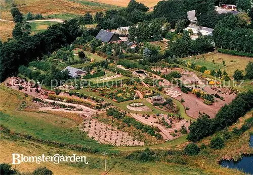 AK / Ansichtskarte Tjele Blomstergarden Fliegeraufnahme