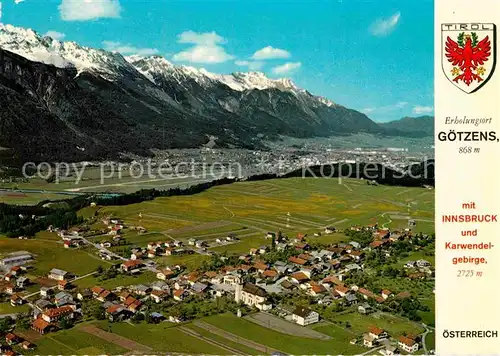 AK / Ansichtskarte Goetzens Tirol Fliegeraufnahme Kat. Goetzens