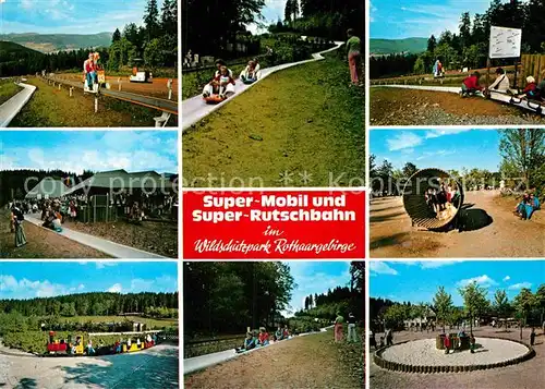 AK / Ansichtskarte Oberhundem Super Mobil und Super Rutschbahn im Wildschutzpark Rothaargebirge Kat. Kirchhundem
