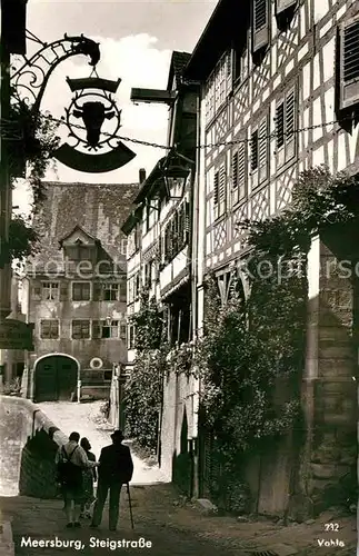 AK / Ansichtskarte Meersburg Bodensee Steigstrasse  Kat. Meersburg