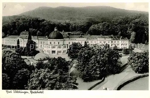 AK / Ansichtskarte Bad Wildungen Badehotel  Kat. Bad Wildungen