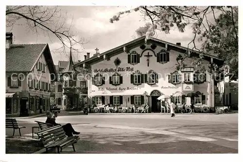 AK / Ansichtskarte Oberammergau Christus Haus Hotel Alte Post  Kat. Oberammergau