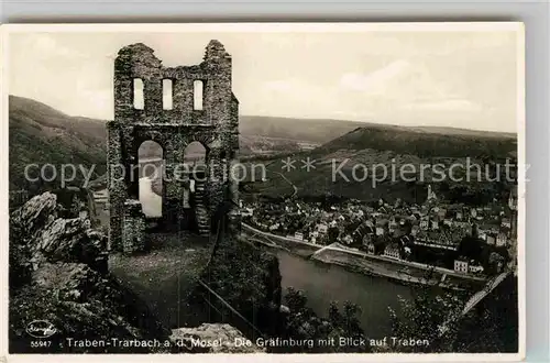 AK / Ansichtskarte Traben Trarbach Ruine Graefinburg Traben Kat. Traben Trarbach