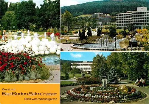 AK / Ansichtskarte Bad Soden Salmuenster Blick vom Wassergarten Park Kurhotels Kat. Bad Soden Salmuenster