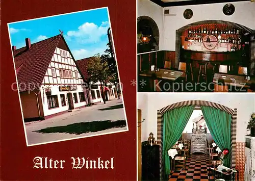 AK / Ansichtskarte Steinhude Meer Hotel Restaurant Bierstube Alter Winkel