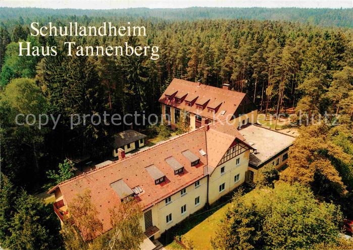 Ak Ansichtskarte Rehau Oberfranken Schullandheim Haus Tannenberg