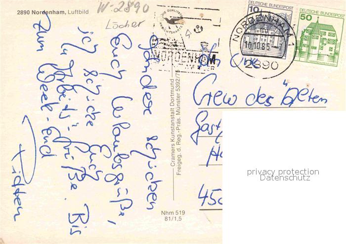 AK / Ansichtskarte Nordenham Fliegeraufnahme Kat. Nordenham Nr. kc35069