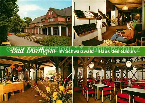 AK / Ansichtskarte Bad Duerrheim Haus des Gastes Gastraeume Kat. Bad Duerrheim