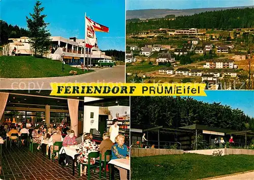 AK / Ansichtskarte Pruem Eifel Feriendorf der Dt Bundespost Speisesaal Panorama Kat. Pruem