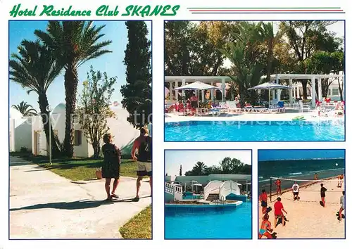 AK / Ansichtskarte Skanes Hotel Residence Club Skanes Swimmingpool Beachvolleyball Kat. Monastir