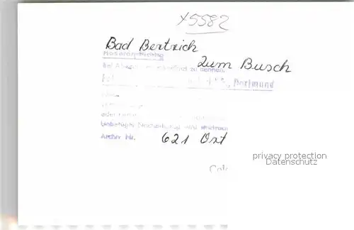 AK / Ansichtskarte Bertrich Bad Gasthaus Zum Busch Kat. Bad Bertrich
