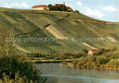 AK / Ansichtskarte Vogelsburg Volkach Gemeinschaft der Augustinerschwestern eV Kloster Weingut Main Kat. Volkach