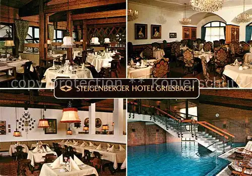 AK / Ansichtskarte Griesbach Rottal Steigenberger Hotel Restaurant Hallenbad Kat. Bad Griesbach i.Rottal