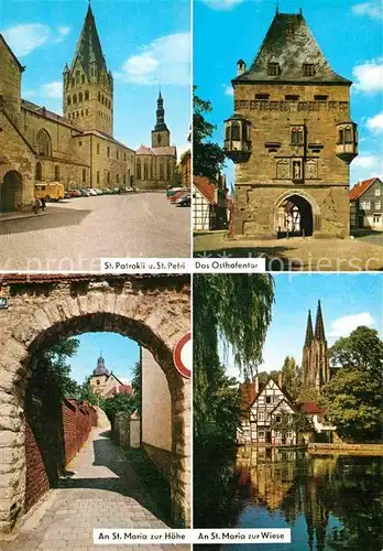 AK / Ansichtskarte Soest Arnsberg aelteste Stadt Westfalens Kirche Ostenhofentor St Maria zur Wiese Dom