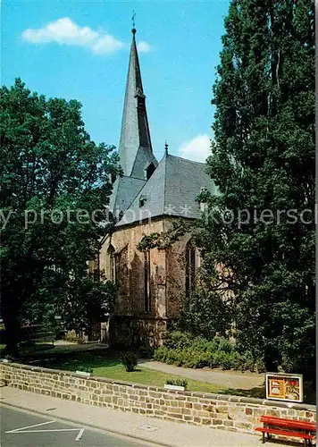 AK / Ansichtskarte Melsungen Fulda Evangelische Stadtkirche 15. Jhdt. Luftkurort Kat. Melsungen