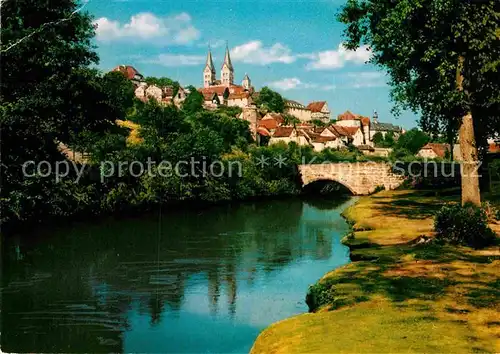 AK / Ansichtskarte Fritzlar Malerwinkel Partie am Fluss Bruecke Kirche Kat. Fritzlar