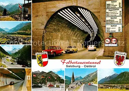 AK / Ansichtskarte Salzburg Oesterreich Felbertauern Tunnel Pass Thurn Mittersil Felbertal Landschaftspanorama Kat. Salzburg