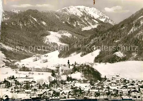 AK / Ansichtskarte Ruhpolding Winterpanorama mit Hochfelln Bayerische Alpen Kat. Ruhpolding